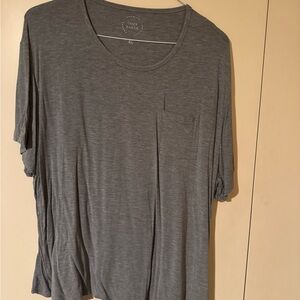 Cozy Earth Women's Charcoal Short Sleeve Top